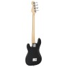 Guitare basse électrique de débutants sac brun et blanc 4/4 46" 