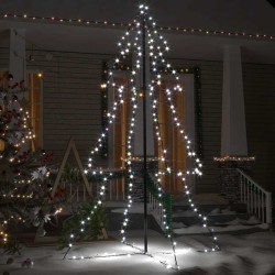 Arbre de Noël cône 240 LED d'intérieur/d'extérieur 118x180 cm 