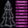 Arbre de Noël cône 240 LED d'intérieur/d'extérieur 118x180 cm 