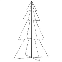 Arbre de Noël cône 240 LED d'intérieur/d'extérieur 118x180 cm 