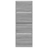 Armoire à chaussures sonoma gris 60x21x163,5 cm bois ingénierie 
