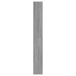 Armoire à chaussures sonoma gris 60x21x163,5 cm bois ingénierie 