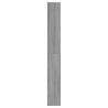 Armoire à chaussures sonoma gris 60x21x163,5 cm bois ingénierie 