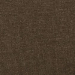 Tête de lit avec oreilles Marron foncé 93x23x78/88 cm Tissu 
