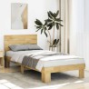 Cadre de lit avec tête de lit sans matelas 75 x 190 cm 
