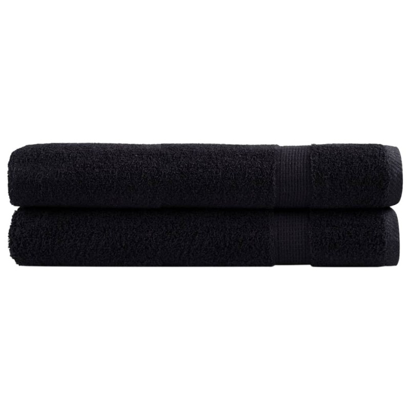 Serviettes de qualité supérieure SOLUND 2 pcs noir 600 g/m² 