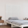 Tête de lit murale Blanc 108x3x90 cm Bois massif de pin 