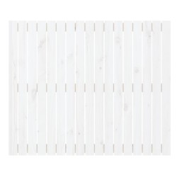 Tête de lit murale Blanc 108x3x90 cm Bois massif de pin 