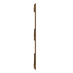Tête de lit murale Marron miel 108x3x90 cm Bois massif de pin 