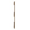 Tête de lit murale Marron miel 108x3x90 cm Bois massif de pin 
