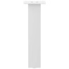 Pieds de table basse 4 pièces Blanc 30 cm Acier 