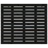Tête de lit murale Noir 106x3x91,5 cm Bois massif de pin 