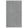 Panneaux de toiture 12 pcs Acier galvanisé Argenté 80x45 cm 