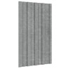 Panneaux de toiture 12 pcs Acier galvanisé Argenté 80x45 cm 