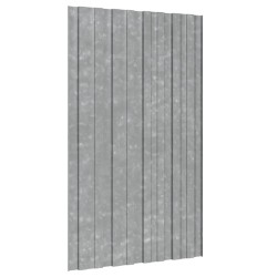 Panneaux de toiture 12 pcs Acier galvanisé Argenté 80x45 cm 