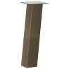 Pieds de table basse 4 pièces Acier naturel 30 cm Acier 