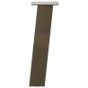 Pieds de table basse 4 pièces Acier naturel 30 cm Acier 