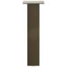 Pieds de table basse 4 pièces Acier naturel 30 cm Acier 