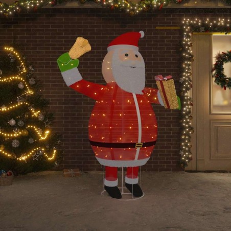 Décoration de Noël Figurine Père Noël LED Tissu de luxe 180 cm 
