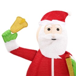 Décoration de Noël Figurine Père Noël LED Tissu de luxe 180 cm 