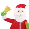 Décoration de Noël Figurine Père Noël LED Tissu de luxe 180 cm 
