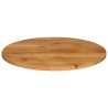 Dessus de table Ø 80x3,8 cm rond bois de manguier massif 