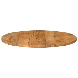 Dessus de table Ø 80x3,8 cm rond bois de manguier massif 