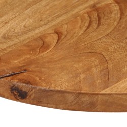 Dessus de table Ø 80x3,8 cm rond bois de manguier massif 