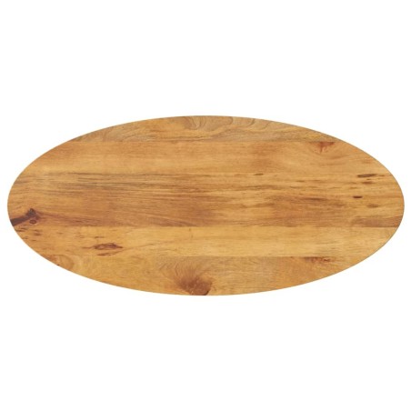 Dessus de table 100x40x2,5 cm ovale bois massif de manguier 