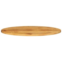 Dessus de table 100x40x2,5 cm ovale bois massif de manguier 