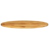 Dessus de table 100x40x2,5 cm ovale bois massif de manguier 