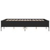 Cadre de lit sans matelas noir 135x190 cm 