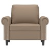 Fauteuil Cappuccino 60 cm Similicuir 