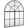 Miroir mural noir 60x70 cm arche fer 