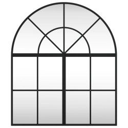 Miroir mural noir 60x70 cm arche fer 