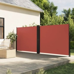 Auvent latéral rétractable terre cuite 160x1200 cm 