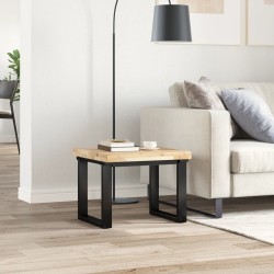 Dessus de table carré 50x50x4 cm bois massif d'acacia 