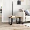 Dessus de table carré 50x50x4 cm bois massif d'acacia 
