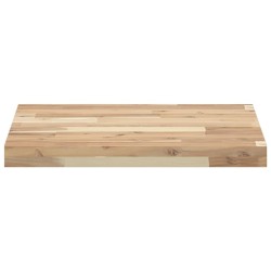 Dessus de table carré 50x50x4 cm bois massif d'acacia 