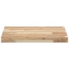Dessus de table carré 50x50x4 cm bois massif d'acacia 