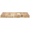 Dessus de table carré 50x50x4 cm bois massif d'acacia 