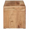 Meuble TV 110x33x33 cm bois d'acacia massif 