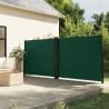 Auvent latéral rétractable vert foncé 160x1200 cm 