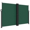 Auvent latéral rétractable vert foncé 160x1200 cm 