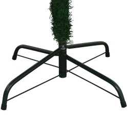 Arbre de Noël artificiel pré-éclairé et boules L 240 cm vert 