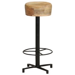 Tabourets de bar lot de 2 76 cm bois de manguier massif 