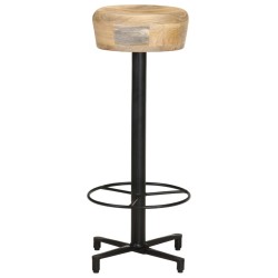 Tabourets de bar lot de 2 76 cm bois de manguier massif 