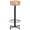 Tabourets de bar lot de 2 76 cm bois de manguier massif 