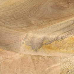 Tabourets de bar lot de 2 76 cm bois de manguier massif 
