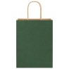 Sacs en papier 250 pcs avec poignées vert 21x11x28 cm 